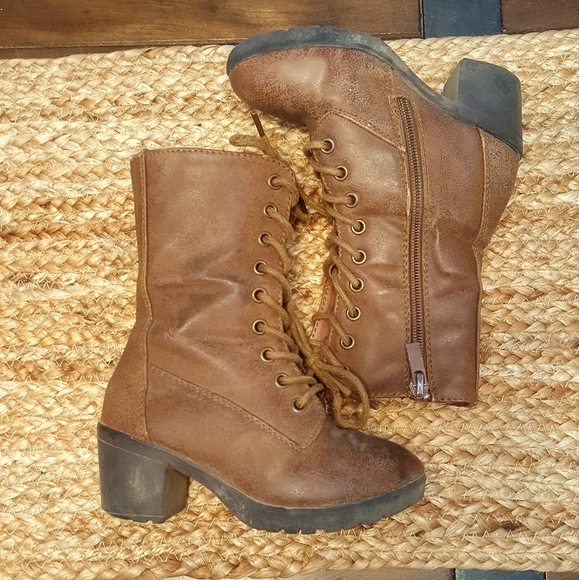 Brown High Heel Boots - Picture 1 of 3